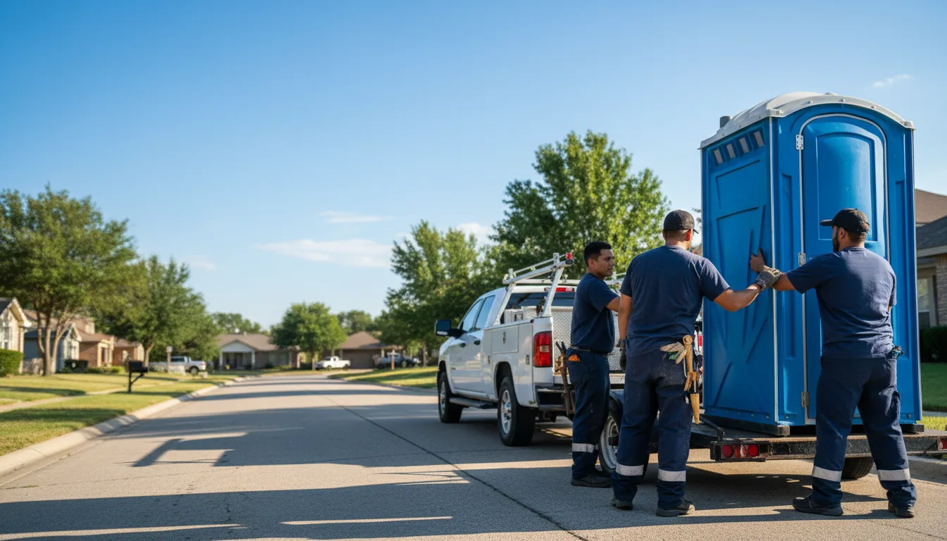 Portable Toilet Rental in Peggs, OK near me